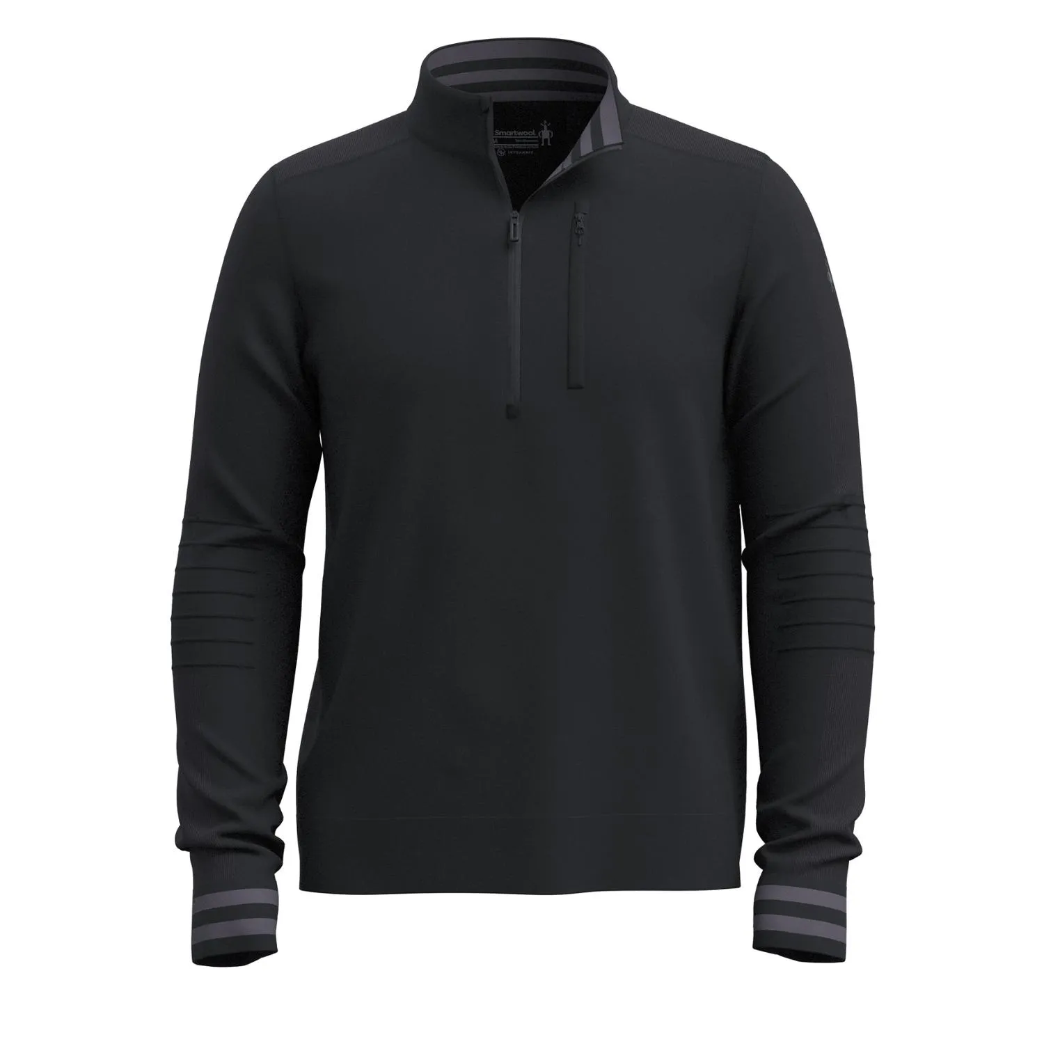 

Топ Intraknit Merino Tech с полузамком мужской Smartwool, Black
