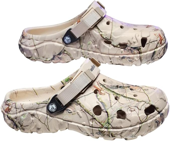 

Мужские сабо для сада, взрослые спортивные сандалии, летние водные и пляжные туфли, повседневные шлепанцы, легкие дышащие прохладные шлепанцы Miluoluo, хаки