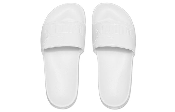 Тапочки leadcat patent slide white Puma, белый — фото 4