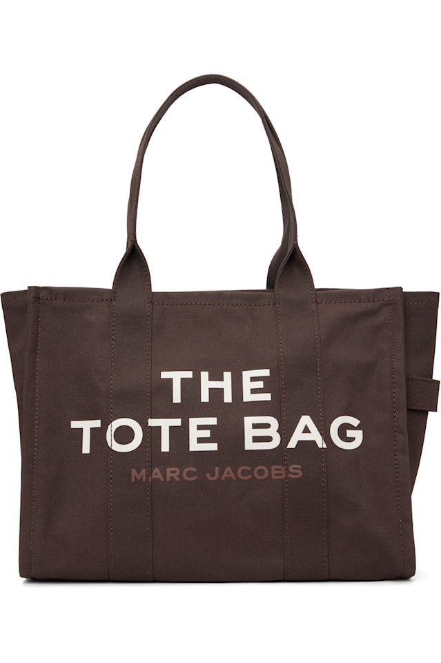 

Marc Jacobs Большая коричневая холщовая сумка-тоут