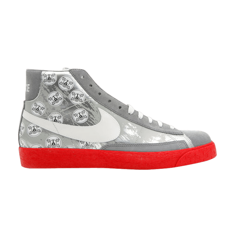 

Кроссовки Nike Blazer High 'Osu', серебряный