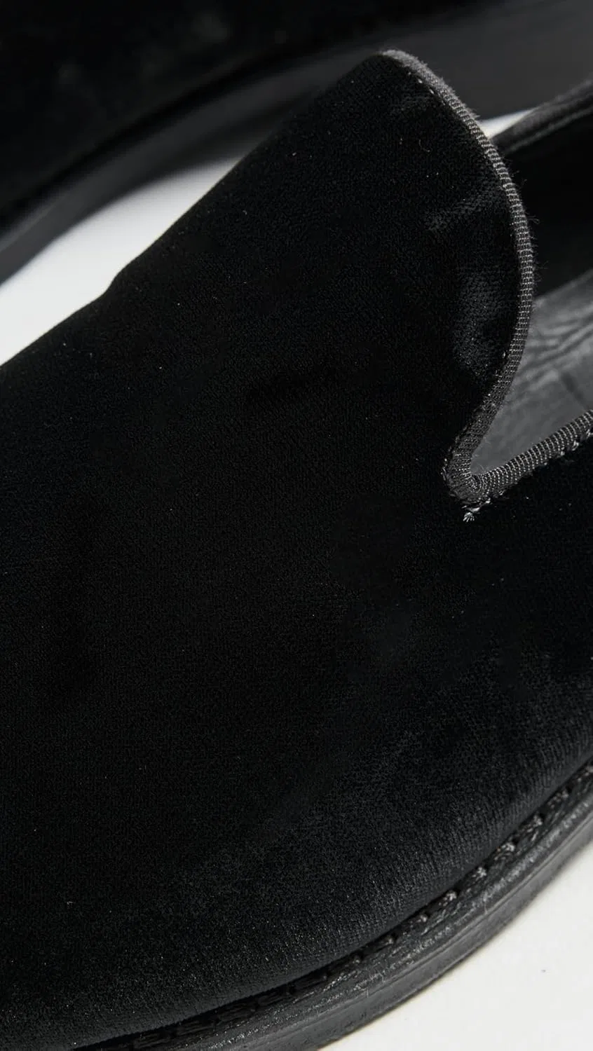 Лоферы мужские Allen Edmonds Robinson Velvet, Black Velvet — фото 4