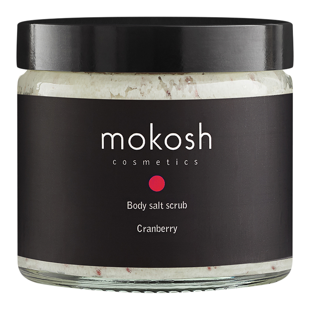 

Скраб для тела с клюквой body salt scrub cranberry Mokosh, вес 300 гр.