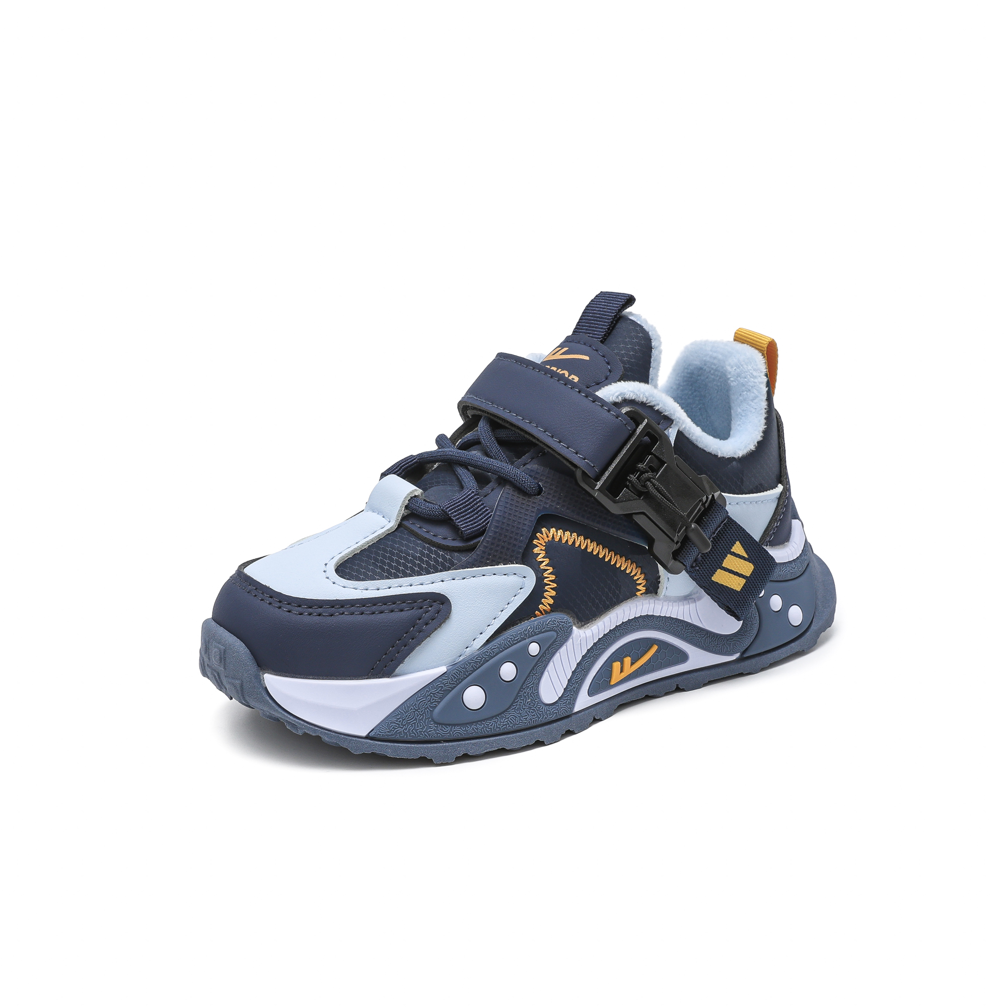 Утепленные детские ботинки Slip Resistant Abrasion Resistant WARRIOR, светло-розовый/бежевый/серый (fleece-lined) — фото 4