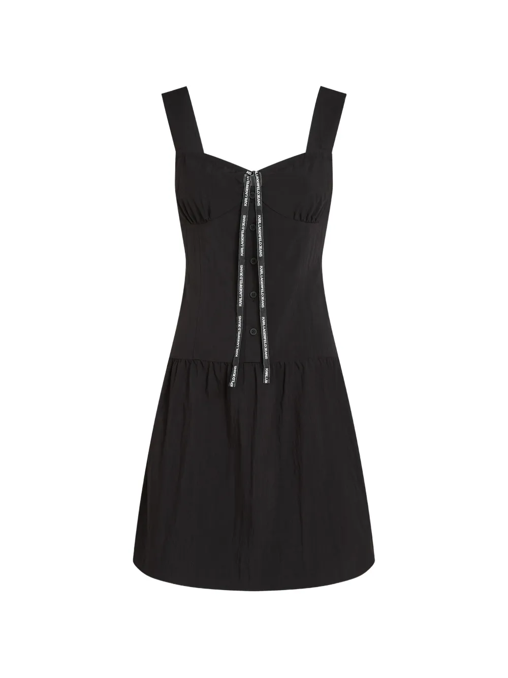 

Платье мини с логотипом Karl Lagerfeld Jeans, черный