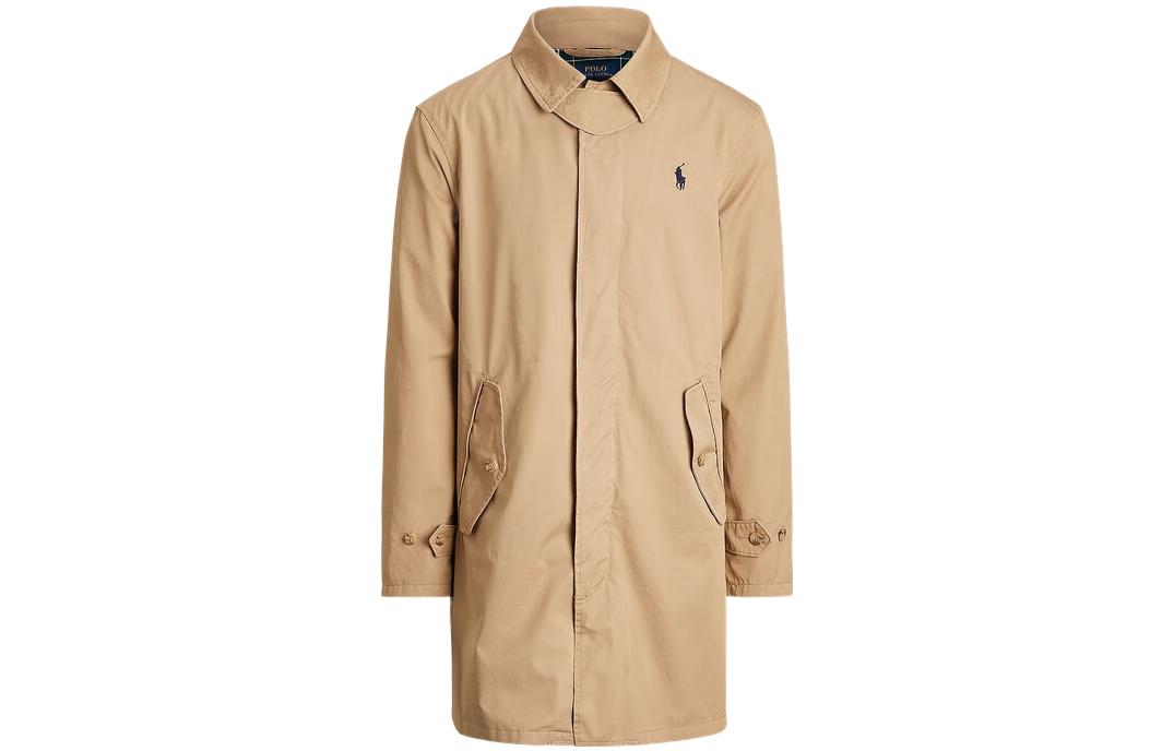 Polo Ralph Lauren Тренч мужской верблюжий коричневый, Camel Brown — фото 3