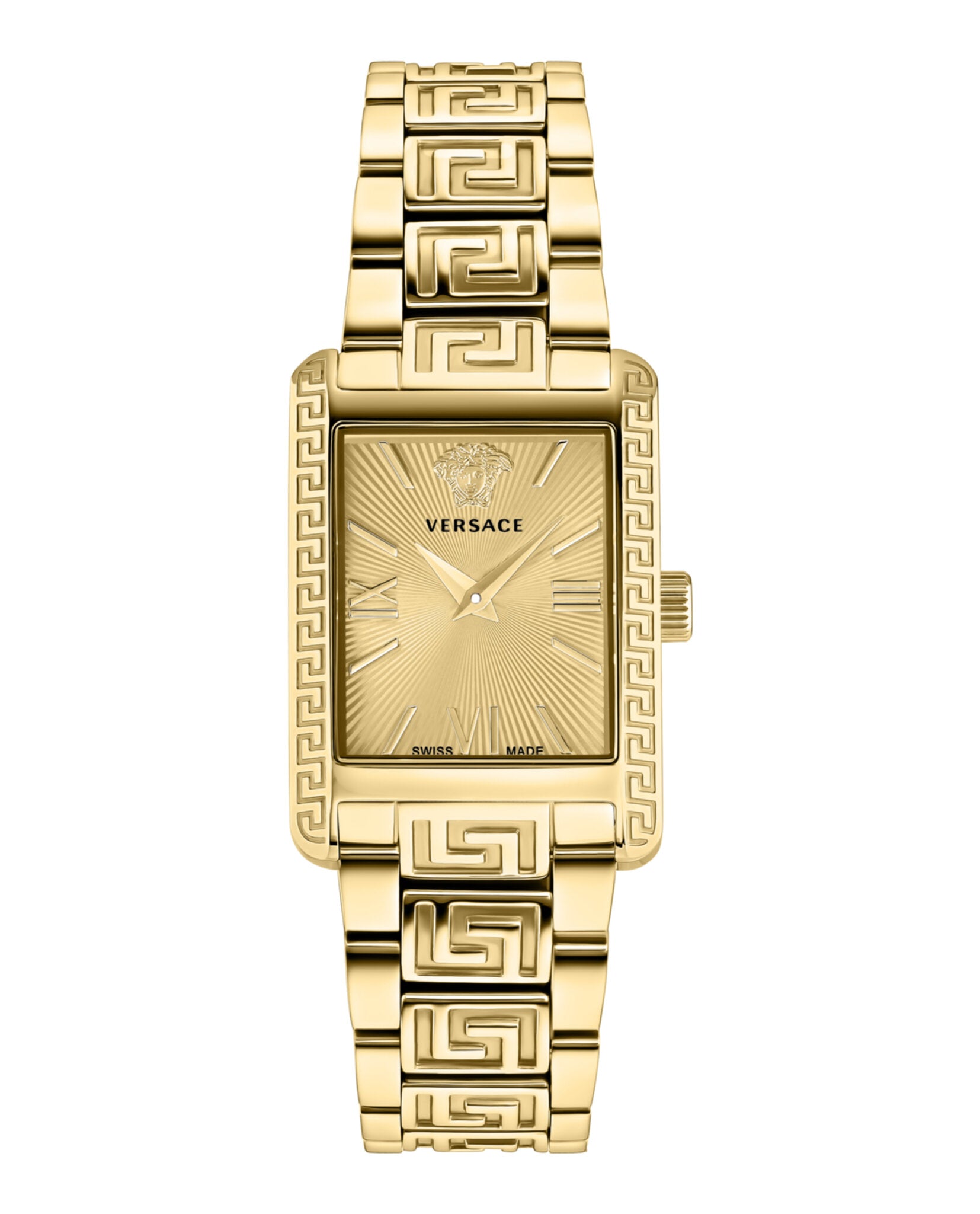 

Часы Tonneau Versace, золотой/золотой/золотой