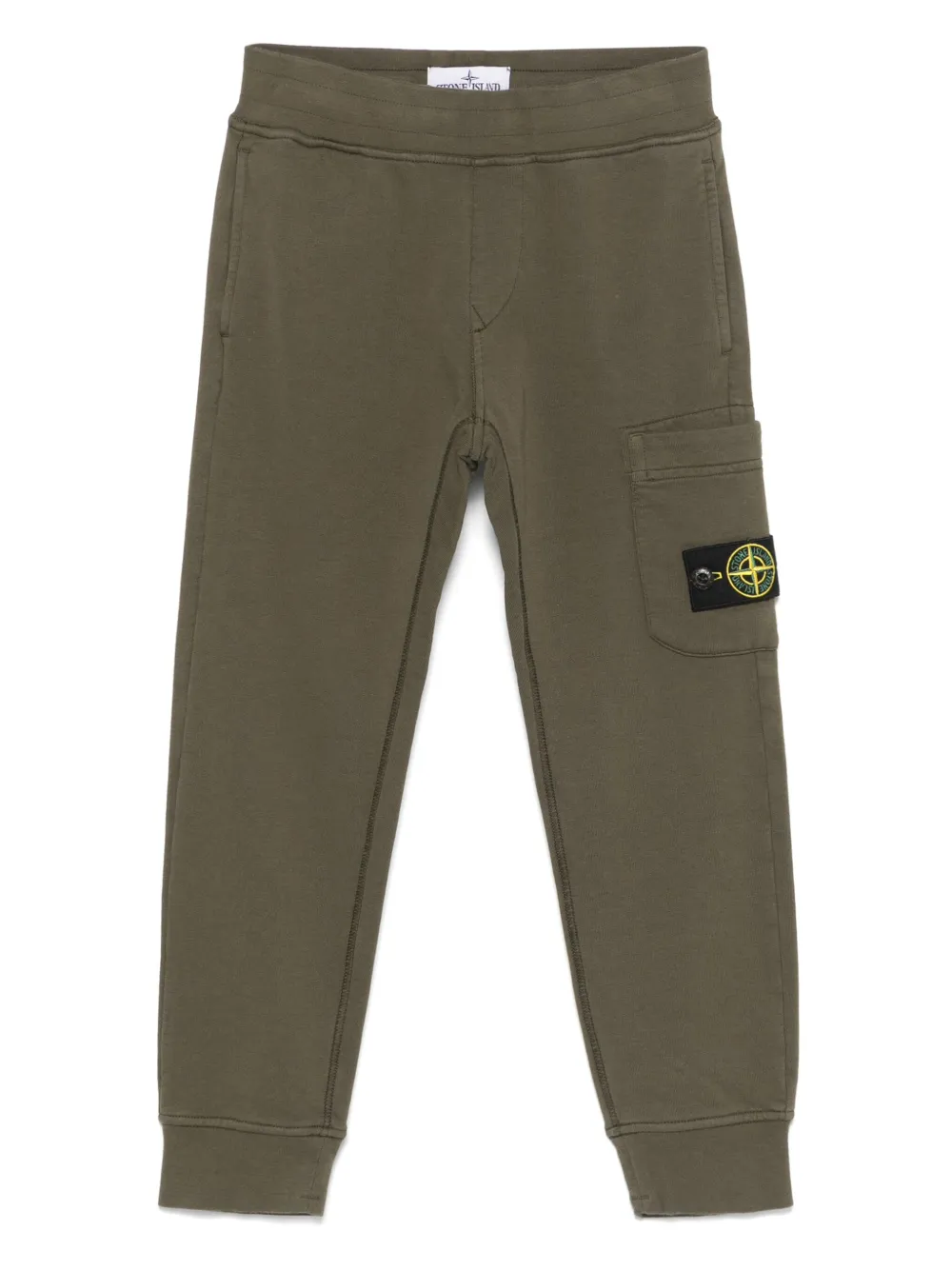 

Спортивные брюки с нашивкой Compass Stone Island Junior, зеленый