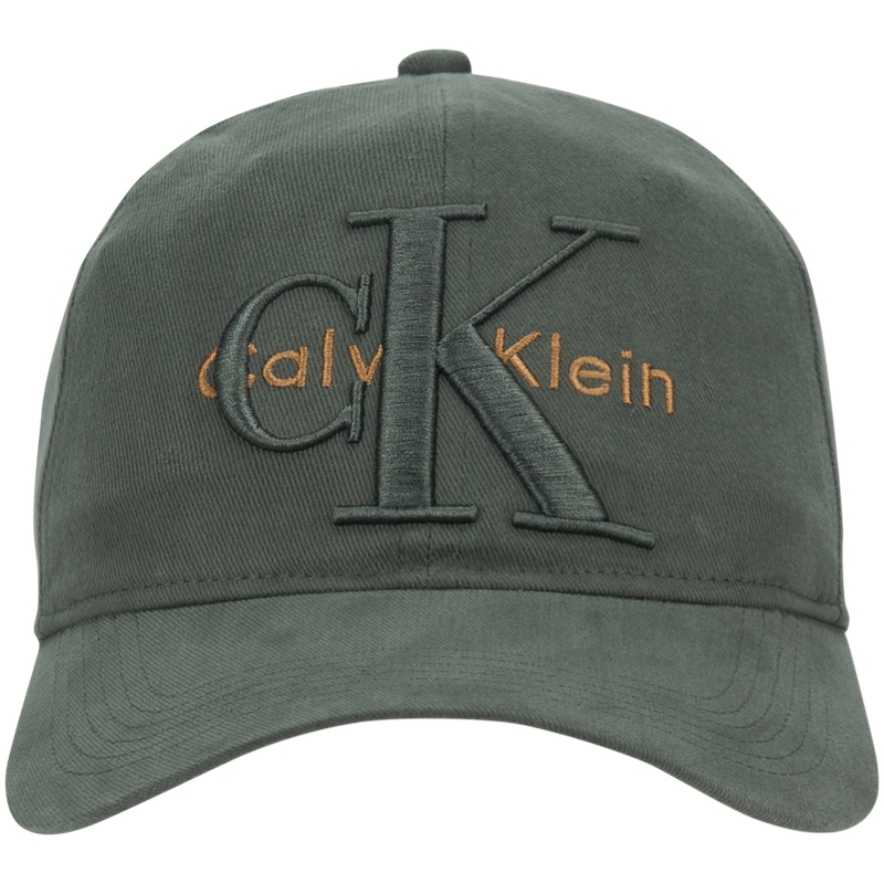 

Calvin Klein Хлопковая бейсболка унисекс армейского зеленого цвета, LLP-Army Green