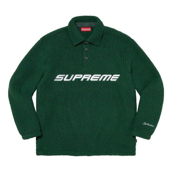 

Рубашка поло x polartec l/s polo 'green white' Supreme, зеленый