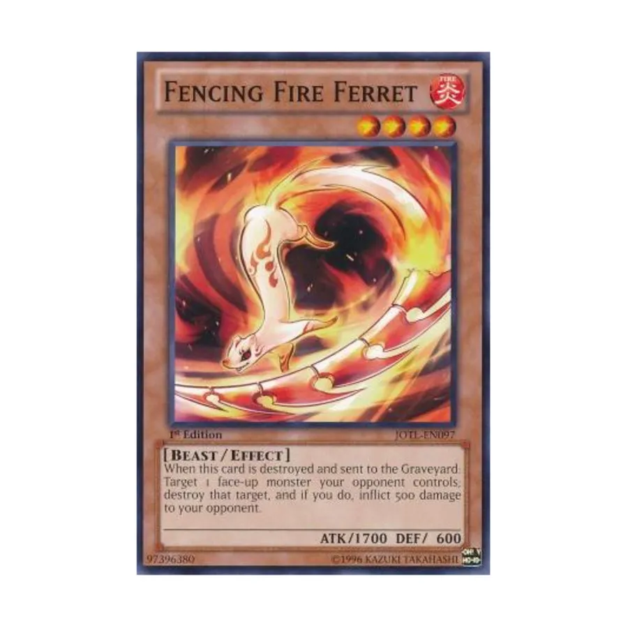 

CCG Фехтование огненного хорька (обычное), Yu-Gi-Oh - Judgment of the Light - Singles