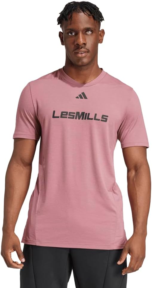 Мужская футболка с коротким рукавом adidas Les Mills Graphic Short Sleeve Tee JRS32 — фото 2