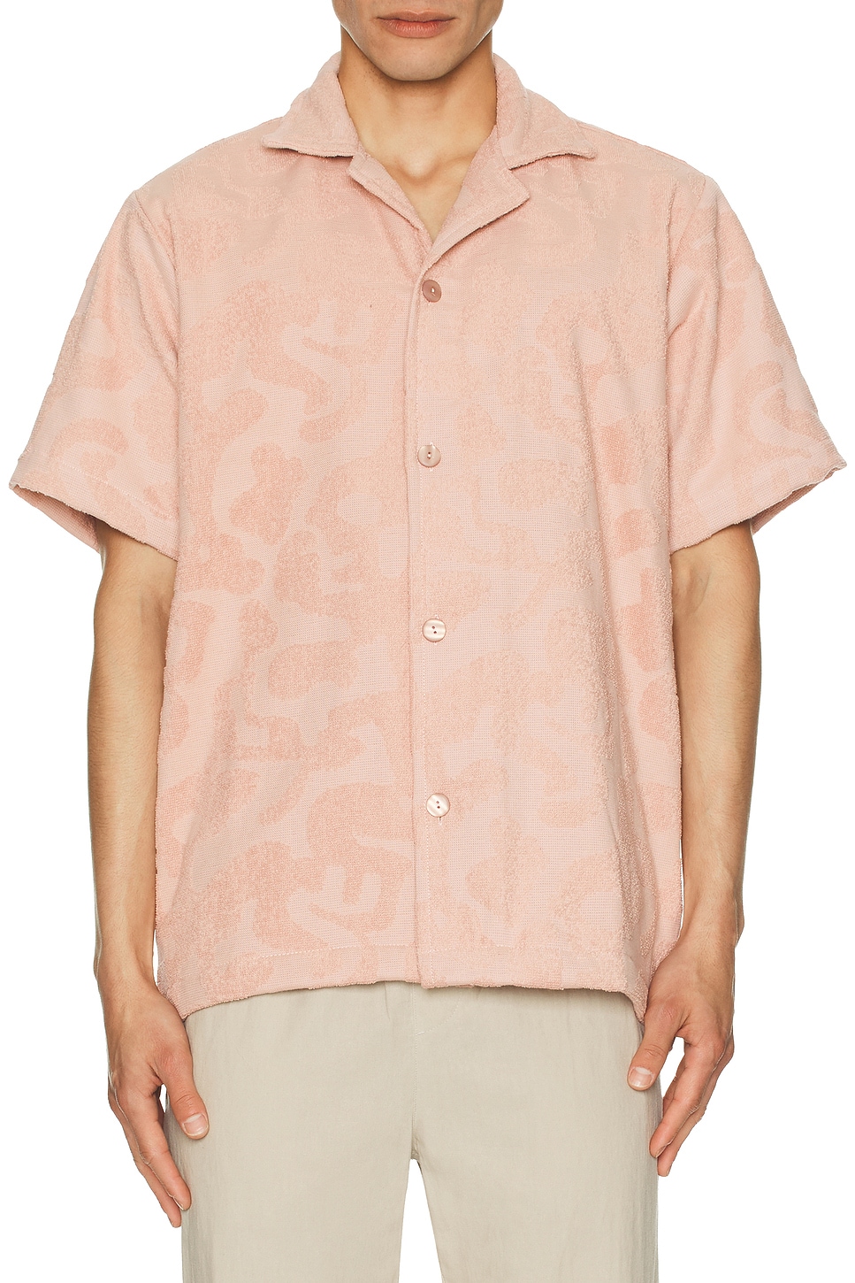 

Блузка из термоткани Puzzlotec Cuba Terry в цвете blush Oas, Pink