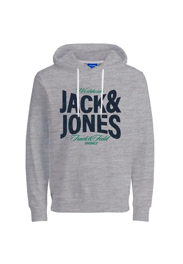 

Толстовка с капюшоном Hoodie Mel Jack & Jones, серый