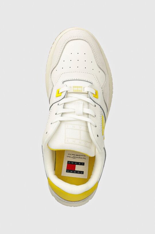 Кроссовки TJW RETRO BASKET FLATFORM MIX Tommy Jeans, белый — фото 4
