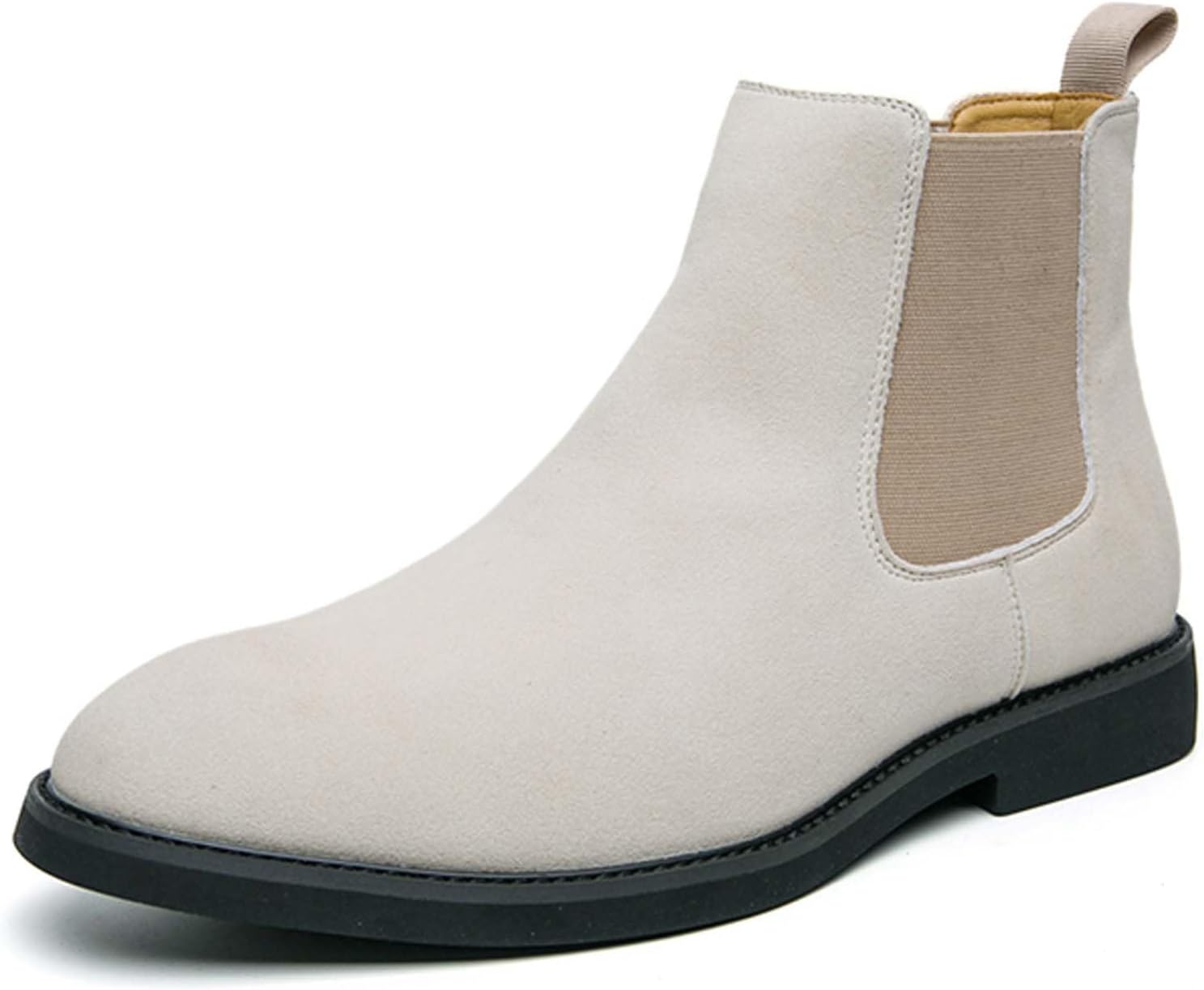 

Мужские ботинки челси в городском стиле, деловые, джентльменские, противоскользящие, удобные, для работы, офиса, свадьбы, банкета, костюма, фрака, высокие, формальные, кожаные ботинки Generic, белый
