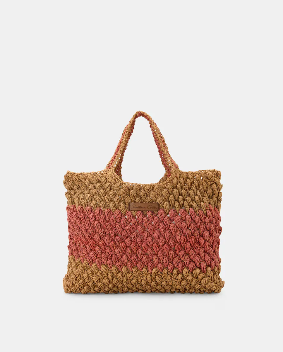

Женская вязаная бумажная сумка Southern Cotton, цвет Rosa