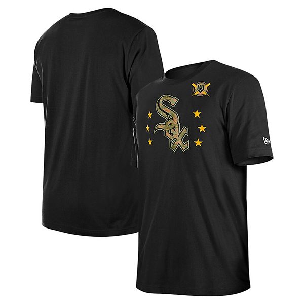 

Мужская черная футболка Chicago White Sox 2024 Armed Forces Day New Era