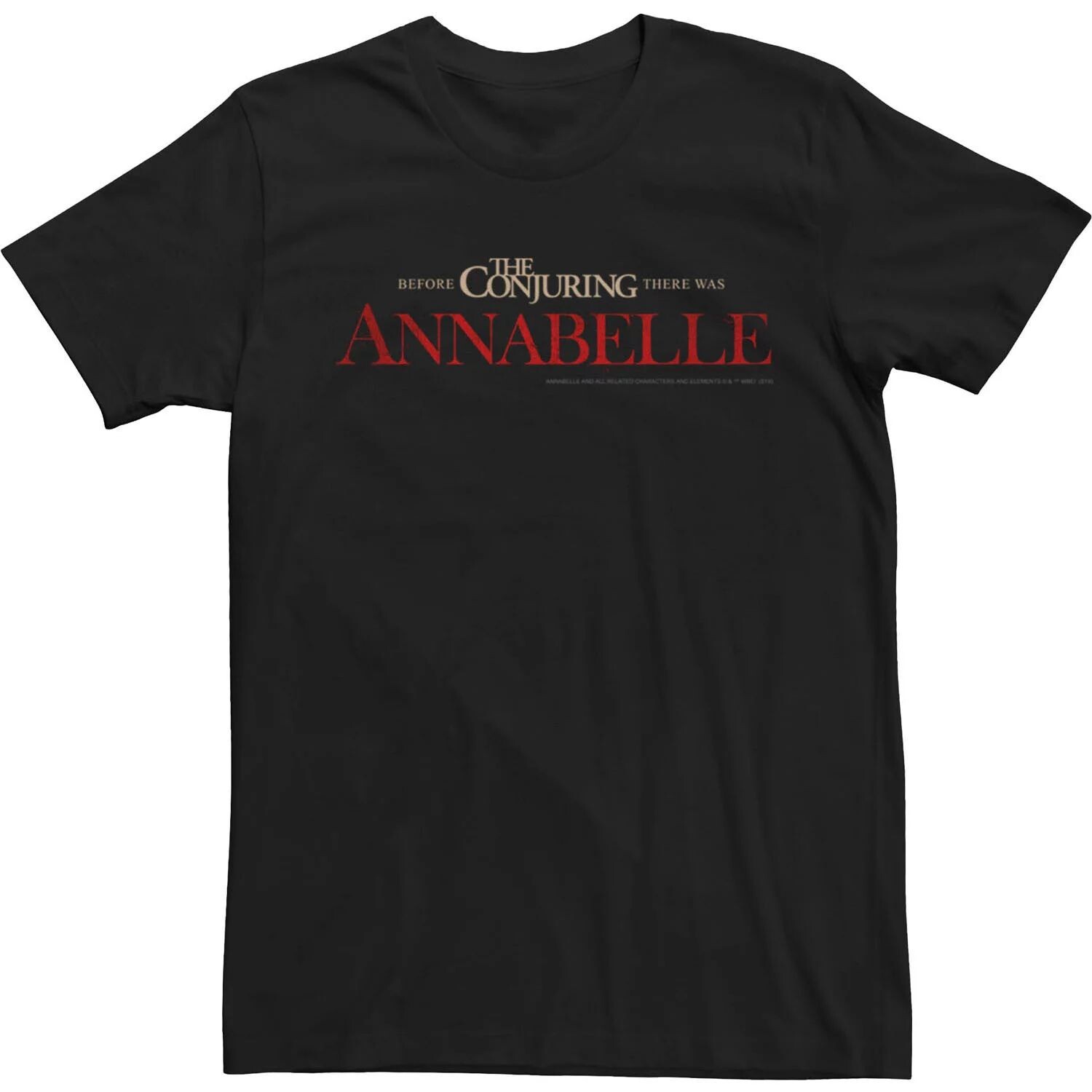 

Мужская футболка с логотипом Annabelle Licensed Character