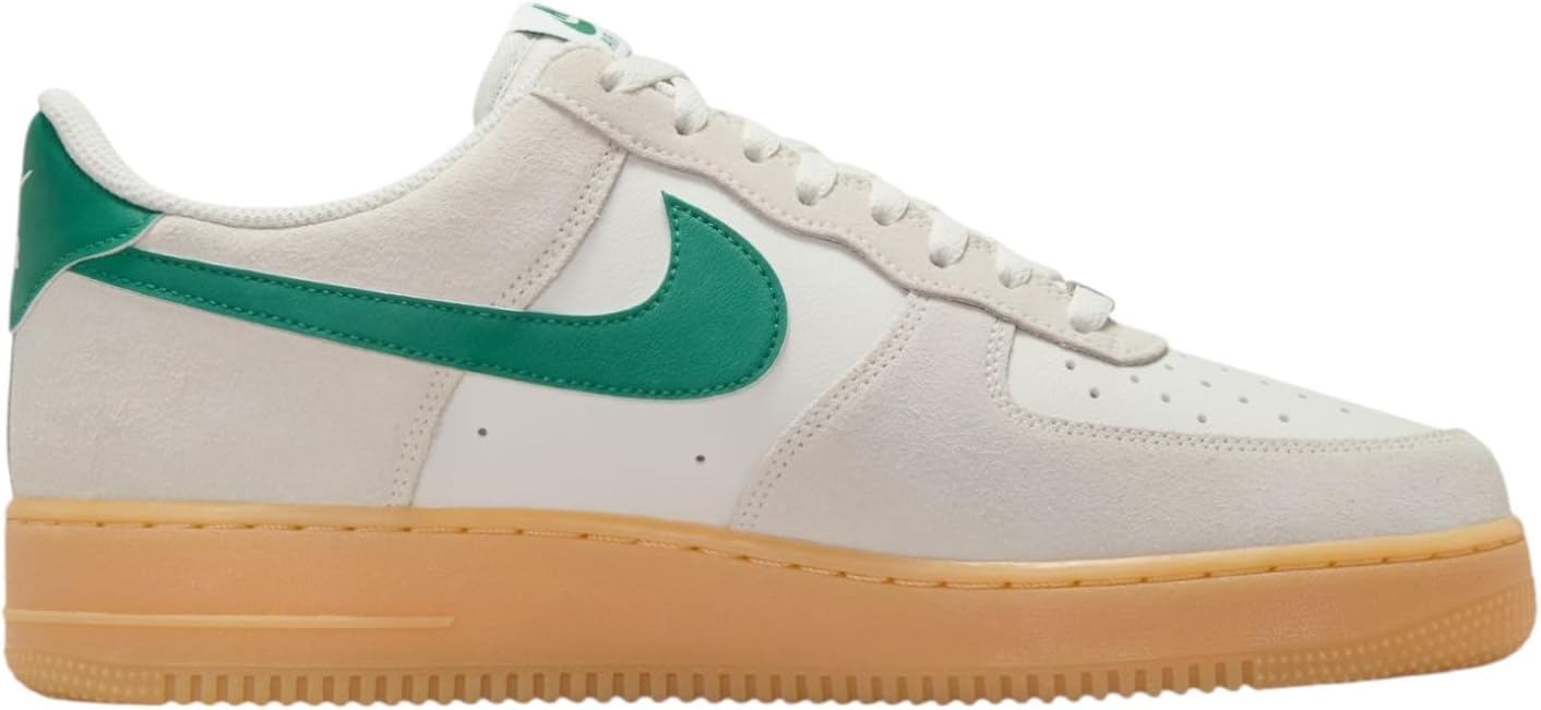 Мужские кроссовки Nike Air Force 1 '07 LV8, белый/зеленый/желтый — фото 3