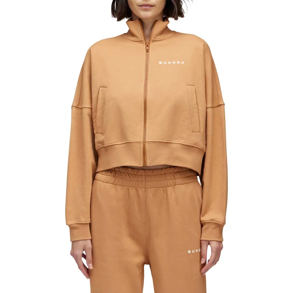 

Толстовка Sundek Felpa logo full zip, коричневый