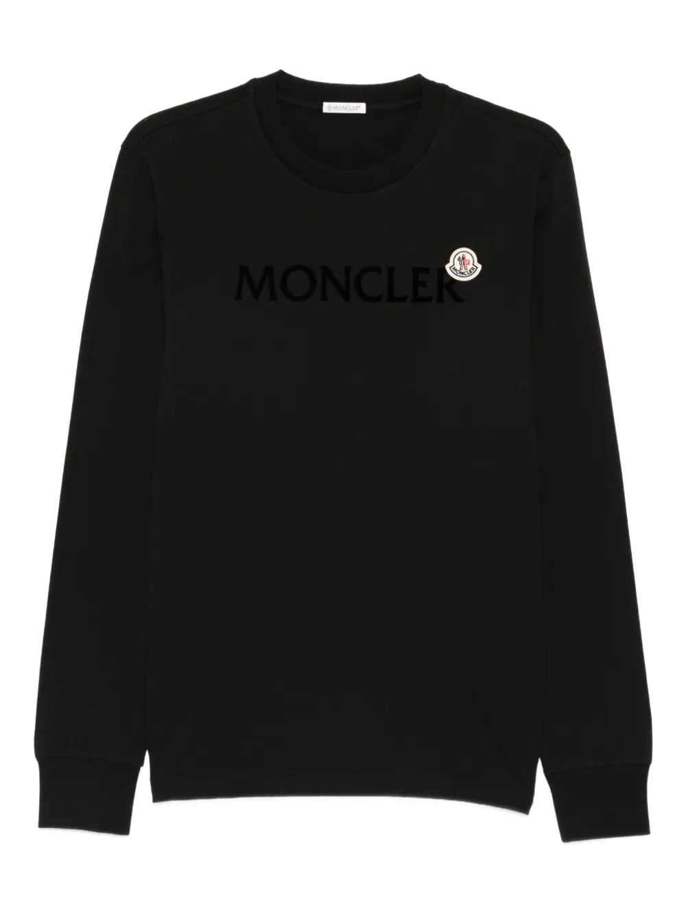 

Лонгслив с логотипом Moncler, черный