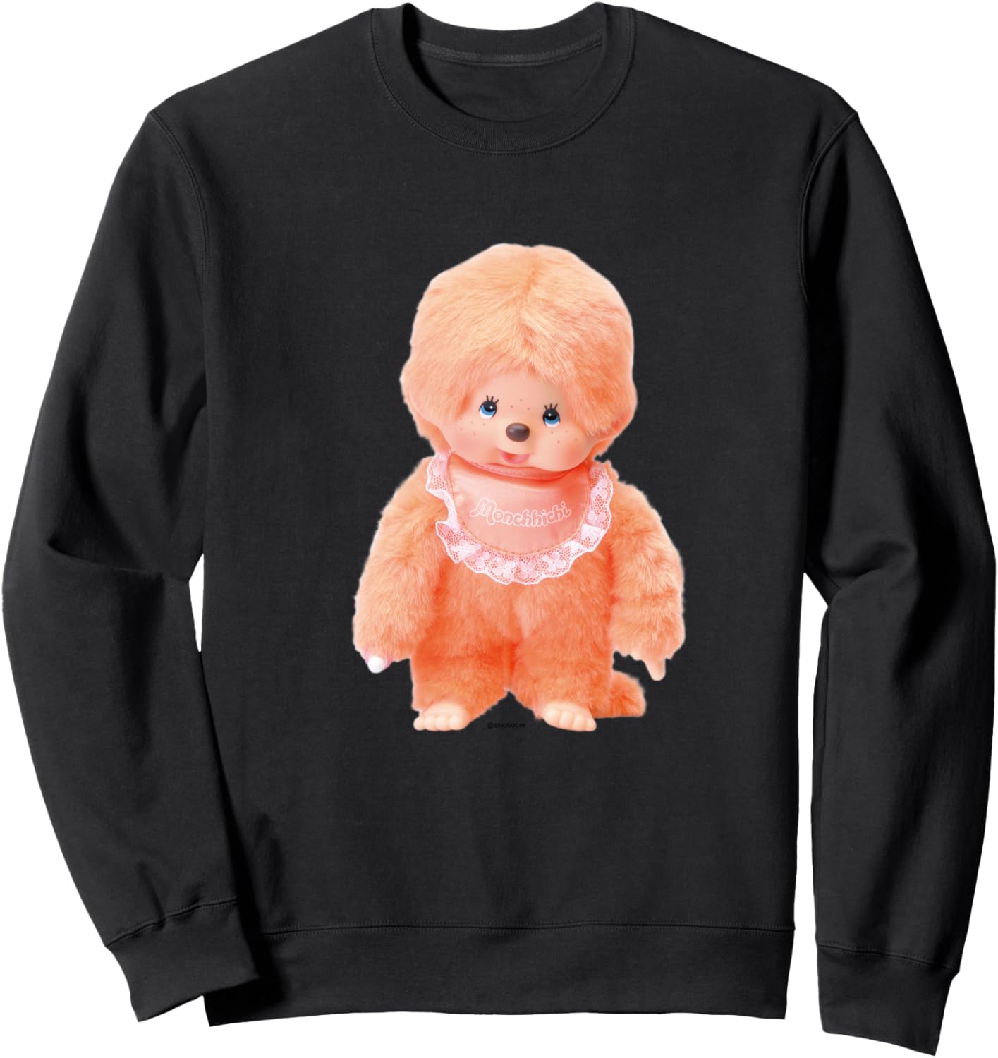 

Толстовка с графическим принтом Monchichi, черная Monchhichi, Черный, Толстовка с графическим принтом Monchichi, черная Monchhichi