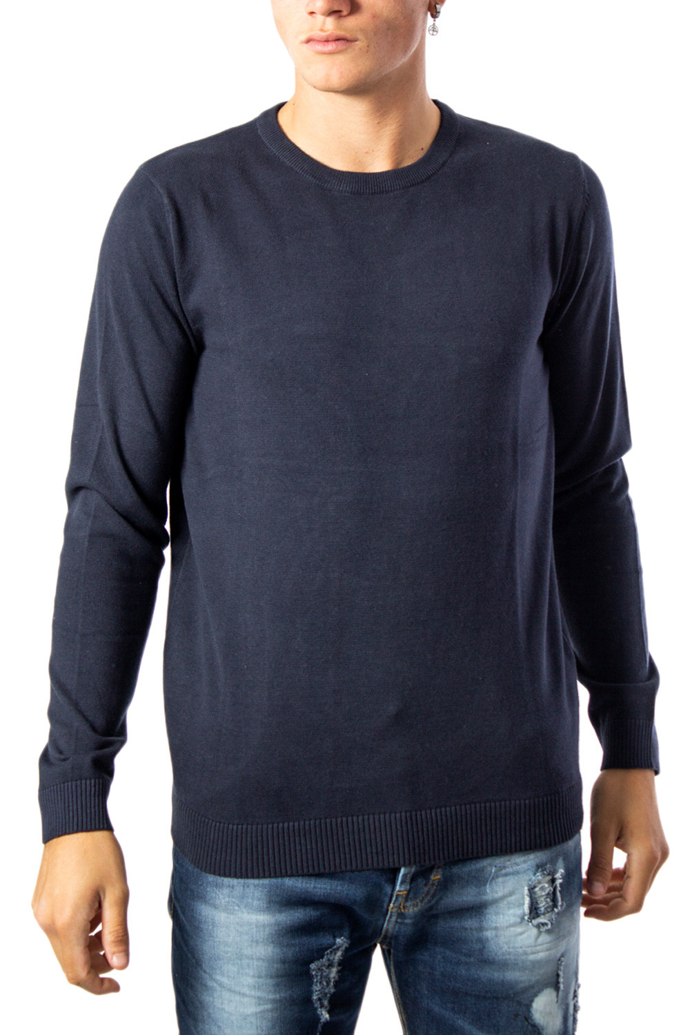 

Джемпер Jack & Jones хлопковый, синий