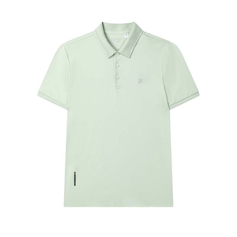 

FILA Белая поло мужская Gray Mist Green, Белый, FILA Белая поло мужская Gray Mist Green