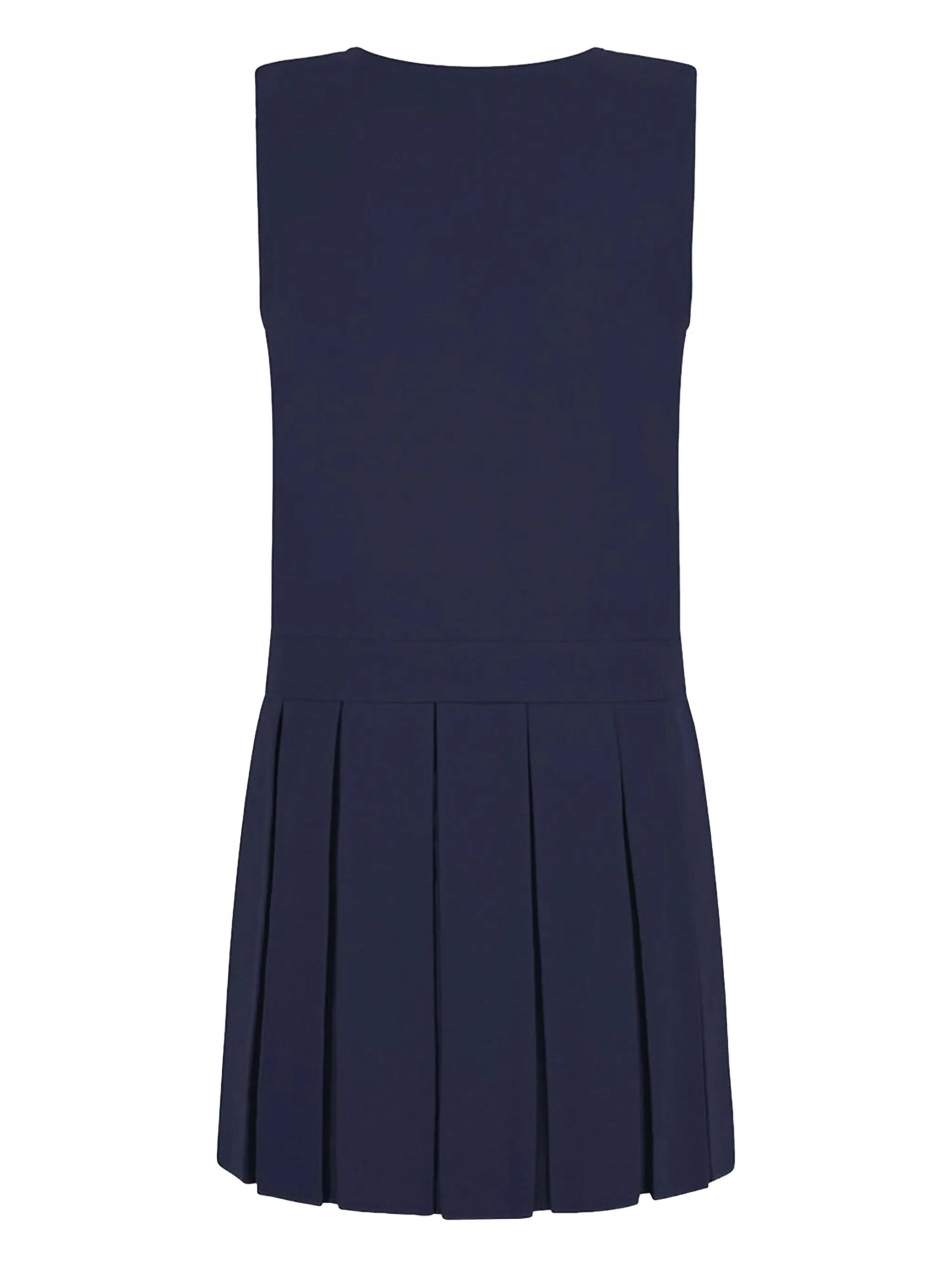 Плиссированное платье Pinafore на молнии Zeco Schoolwear Kids, синий — фото 2