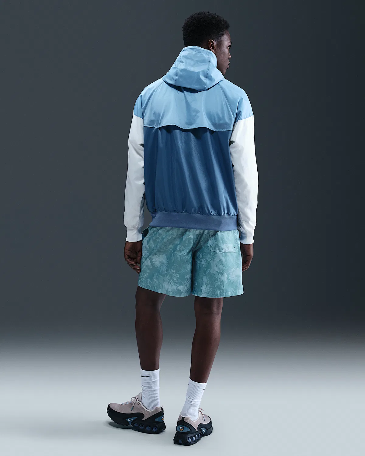 Мужские шорты Nike Club Flow, Denim Turquoise/Psychic Blue — фото 4