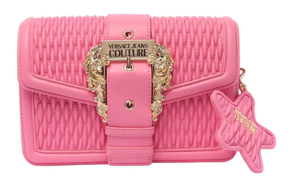 

VERSACE JEANS COUTURE Полиэстеровая сумка кроссбоди, женская сумка через плечо Pink