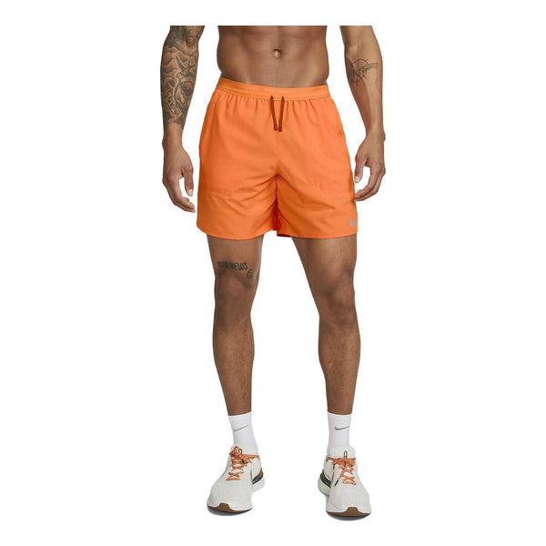 

Шорты stride dri-fit 7'' 2-in-1 running shorts 'bright mandarin' Nike, оранжевый