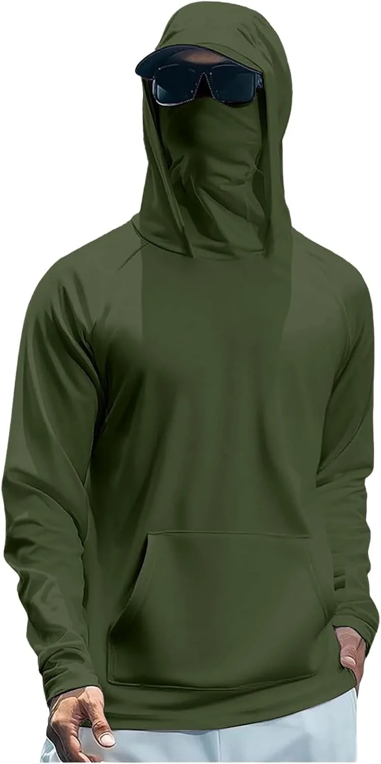 

Мужская толстовка с капюшоном для защиты от солнца UPF 50