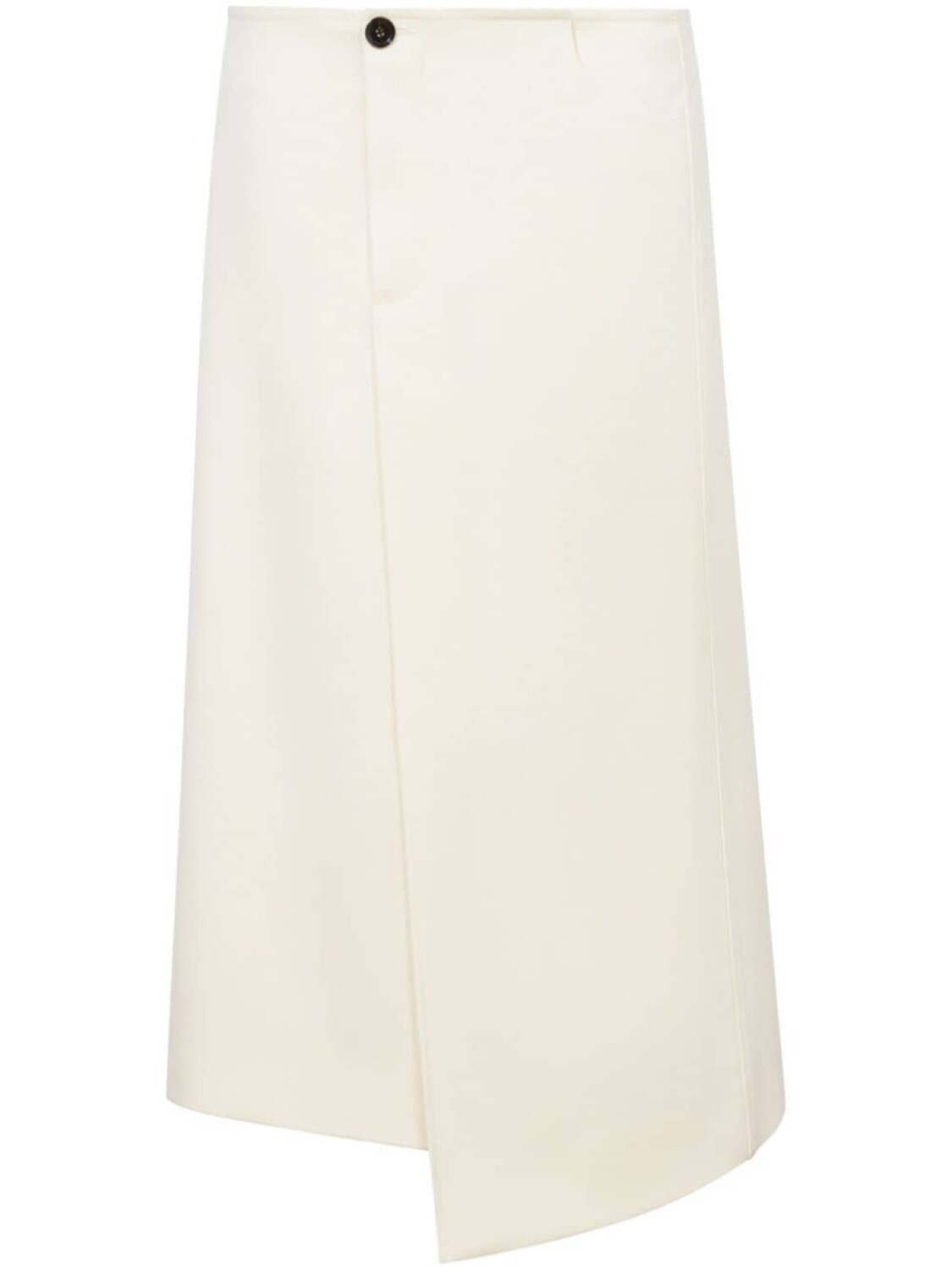 

Proenza Schouler Twill Suiting wool wrap skirt, белый