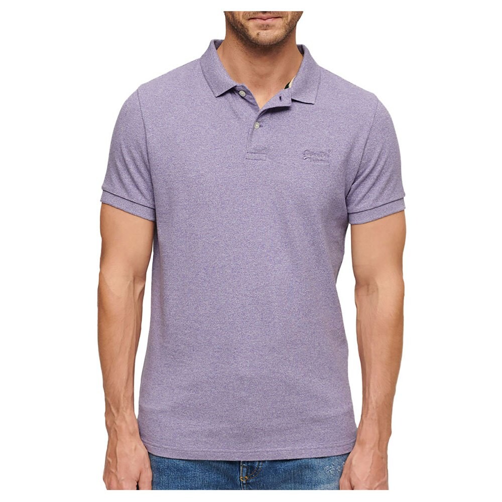

Поло Superdry Classic Pique, фиолетовый