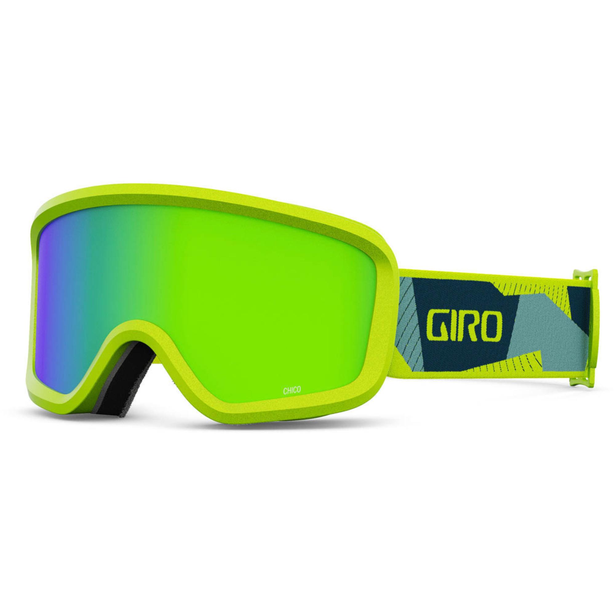 

Детские горнолыжные очки Chico 2.0 Giro, Ano Lime Geo Camo/Amber Rose