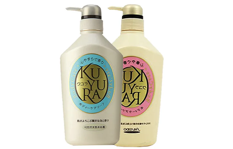 Набор для ухода за кожей KEYOURAN Beauty Skin Shower Gel с успокаивающим и ароматическим эффектом, 2 флакона KUYURA, Two-Piece Set: Moisturizing Citrus 650ml+Soothing Refreshing Scent 550ml — фото 2