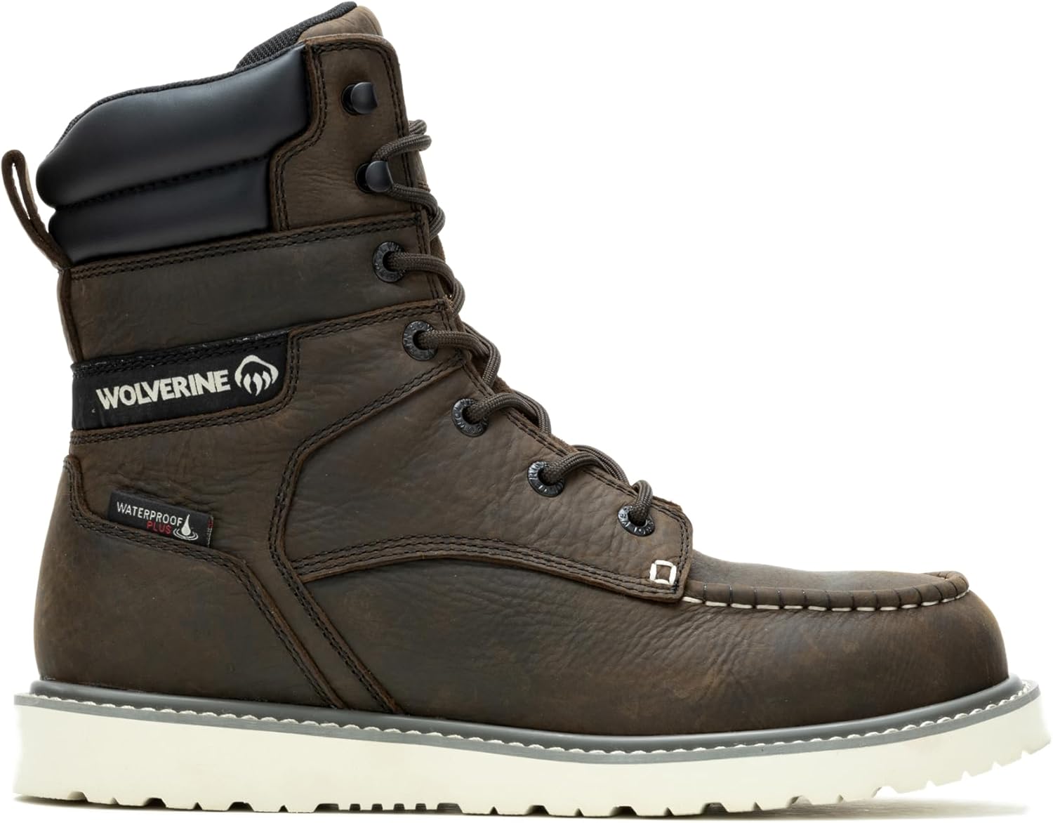 

Мужские ботинки Wolverine Trade Wedge водонепроницаемые с защитным стальным носком, 6, темно-коричневый