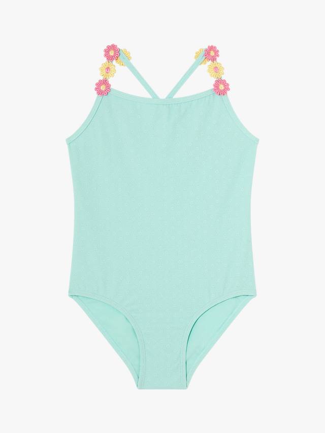 

Детский купальник с цветочными лямками Angels by Accessorize, Blue