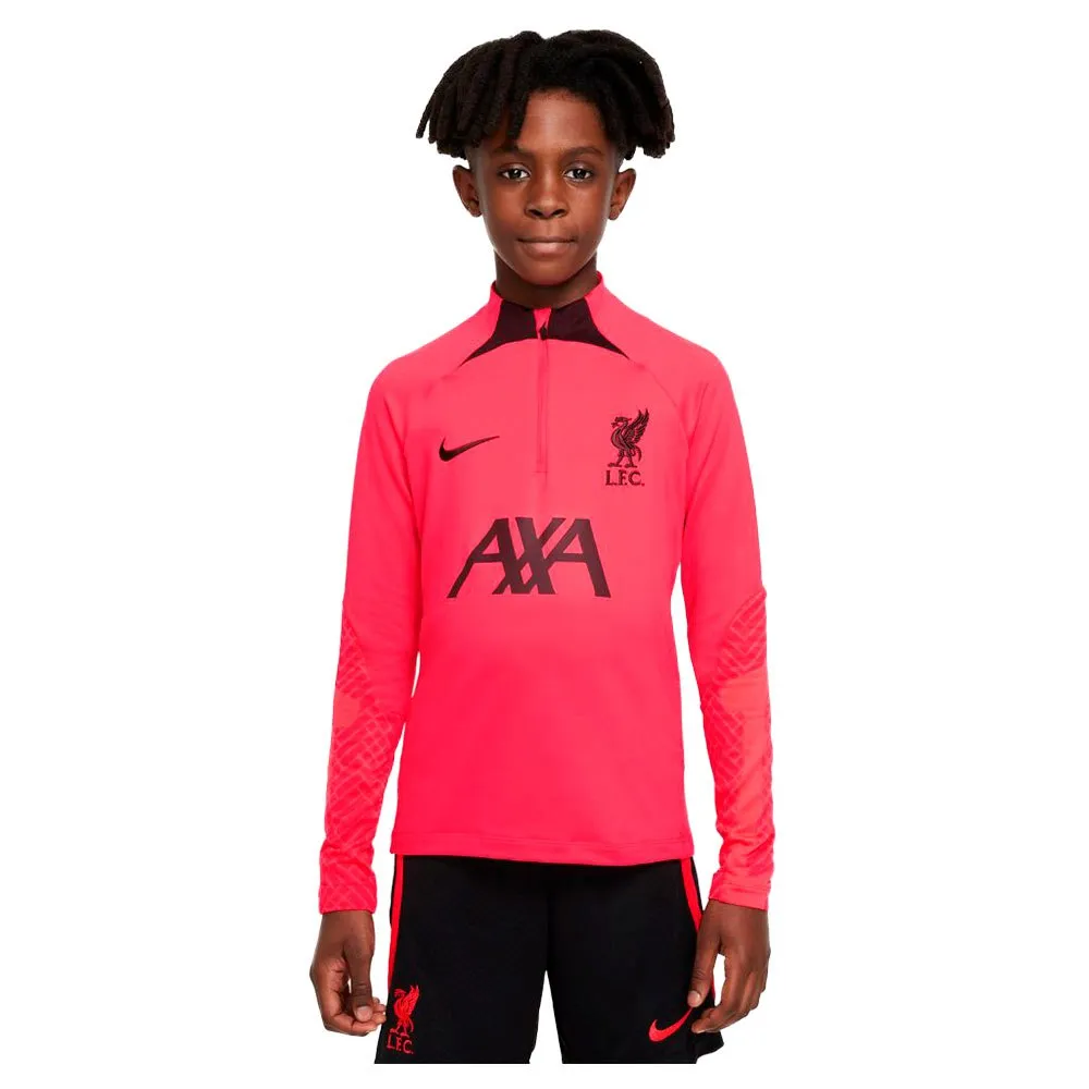 

Лонгслив Nike FC Liverpool 22/23 Dri Fit Strike Drill junior, розовый