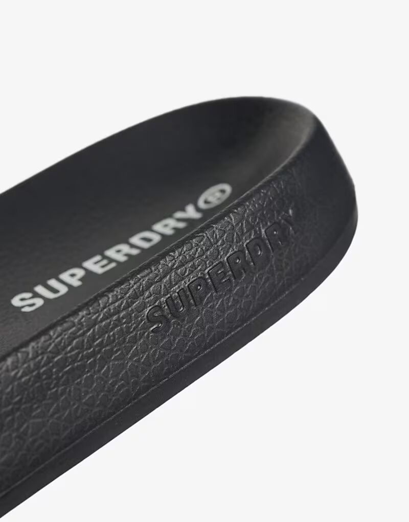 Роскошные слайдеры для бассейна Superdry City из черного дерева — фото 3