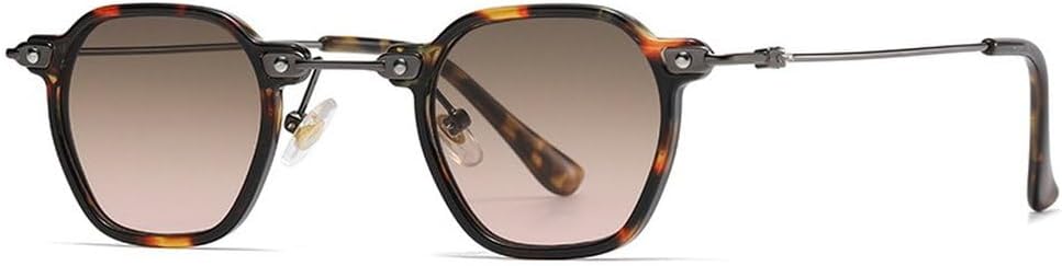 

Популярные модные маленькие квадратные женские солнцезащитные очки в стиле ретро с заклепками, мужские солнцезащитные очки с прозрачными градиентными линзами SKFGNX, Leopard Tea Pink