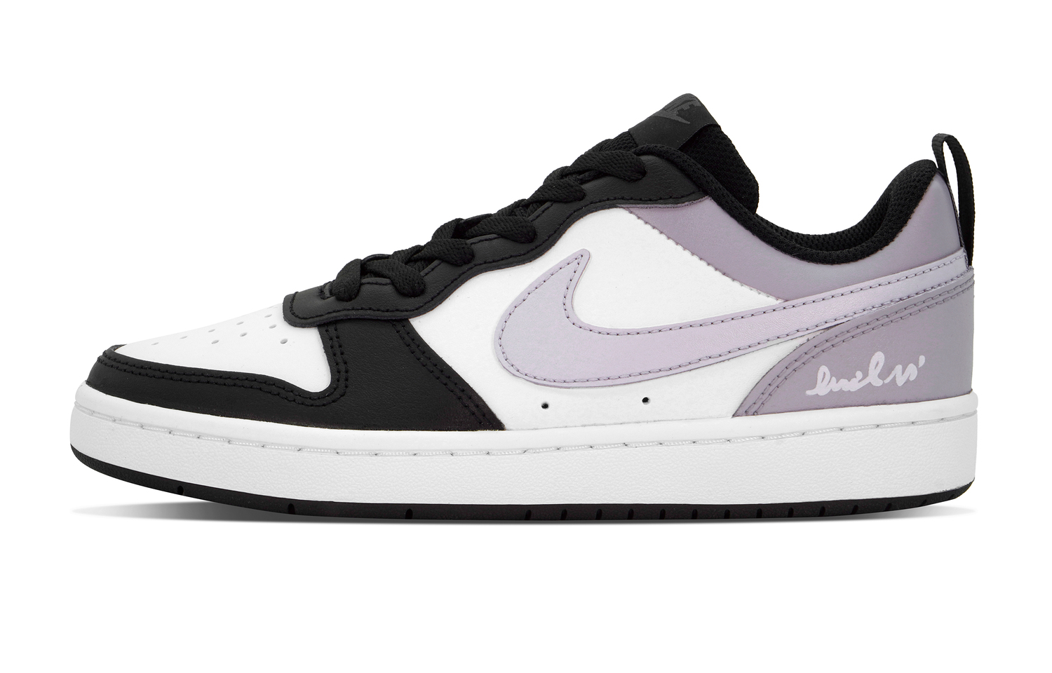 

Nike Борцыкие кроссовки для скейтбординга DEER Dreamy Purple Smoke Abrasion Resistant низкие детские черно-фиолетовые для подростков