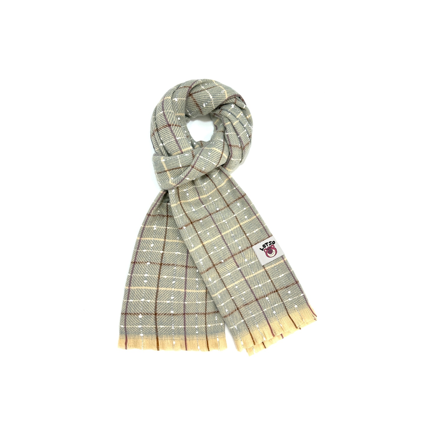 

Disney Полиэстеровый вязаный шарф унисекс, Gray Green