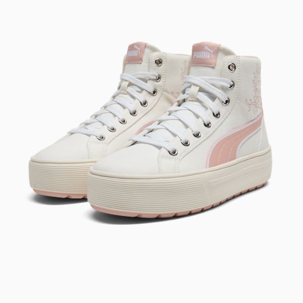 Женские кроссовки средней высоты Kaia 2.0 Novelty Flower Women'S Mid Sneakers Puma, белый — фото 4