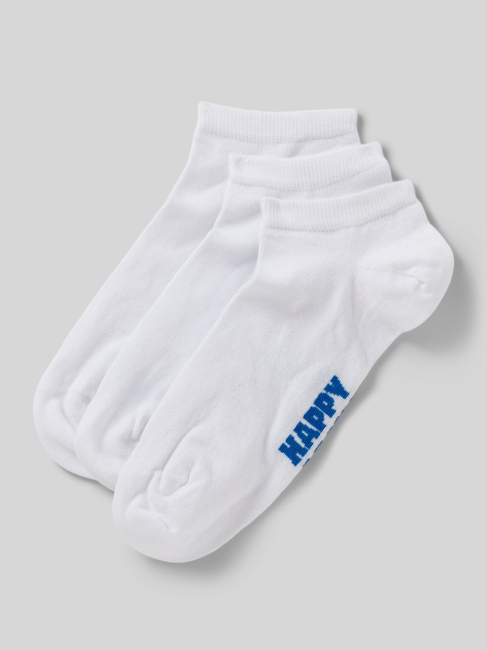 

Носки-кроссовки с этикеткой в ​​упаковке по 3 шт Happy Socks, белый