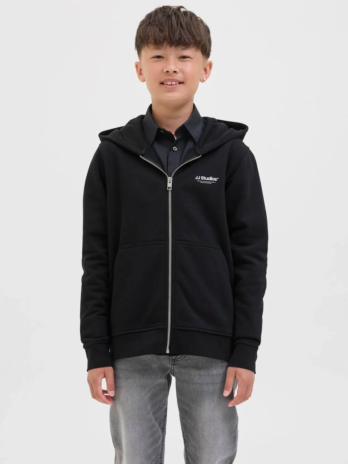 Худи джоггеры JACK & JONES Junior, черный — фото 2
