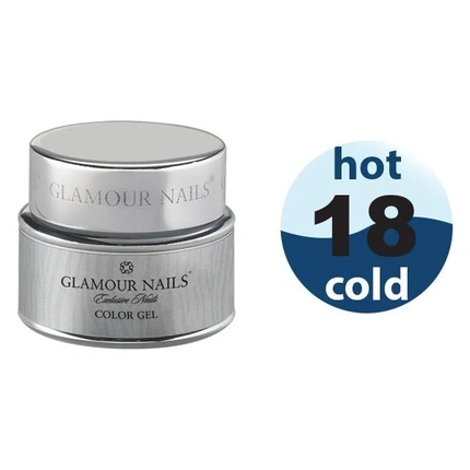 

Гель-краска Glamour Color Gel Hot & Cold 18 5 миллилитров Vip