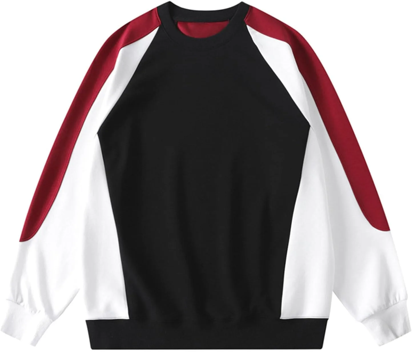 

Мужской оверсайз свитшот с цветными блоками в стиле Y2K NATHGAM